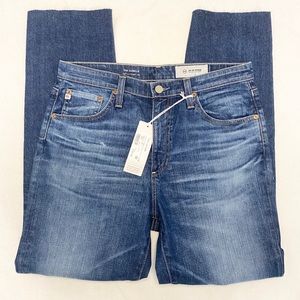 AG - ED Denim Isabelle high-rise straight crop NWT